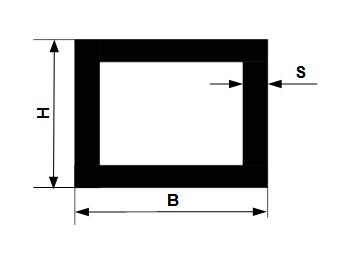 Прямоугольная труба АП042 (21х5х0,8)